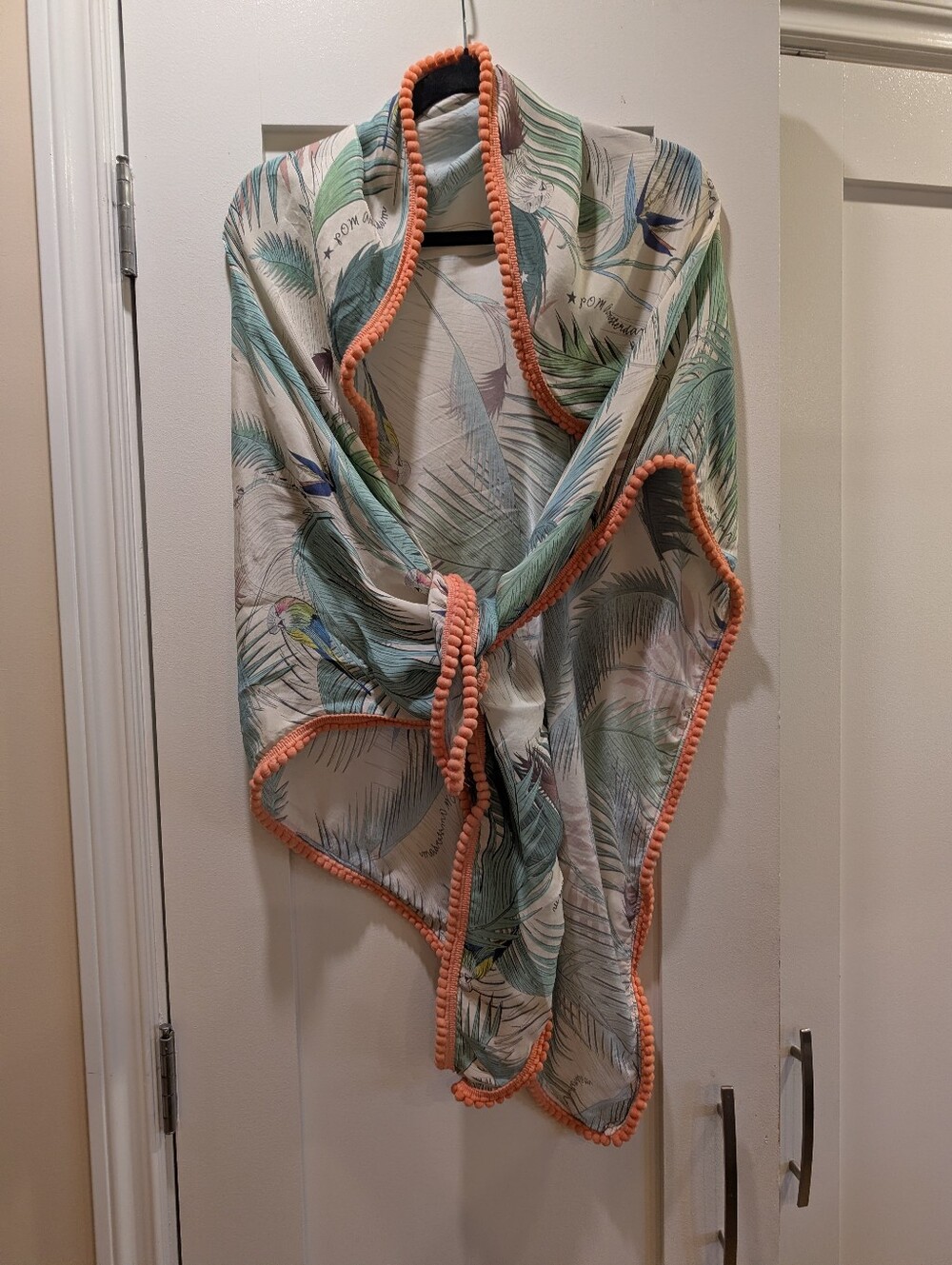 Pom Amsterdam Novelty Print Shawl
